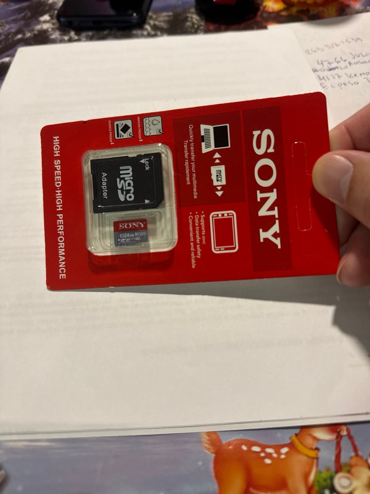 Sony sd Card 1024 Tb