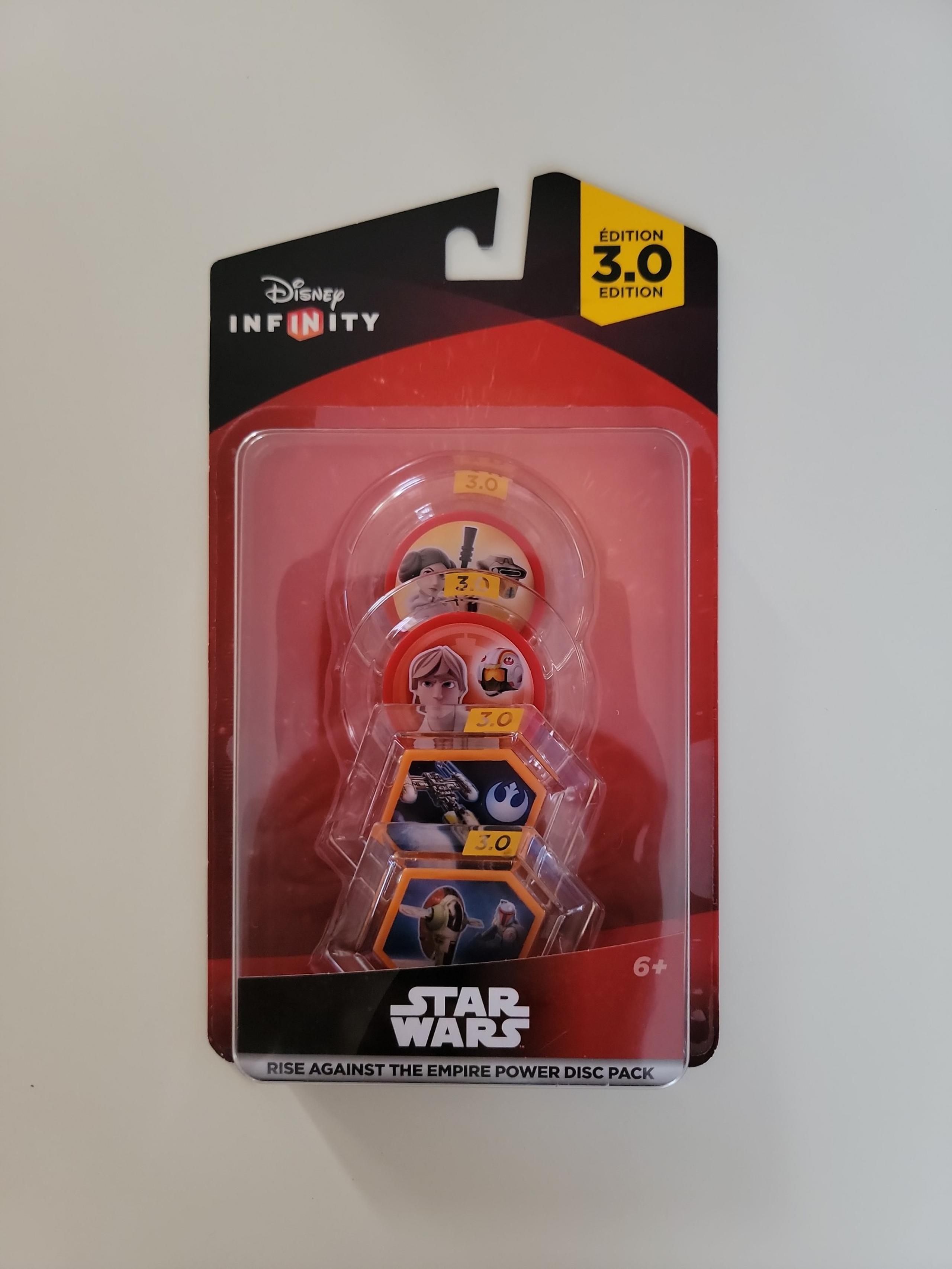 DISNEY INFINITY 3.0 Rise Against the Empire Star Wars Power Disc Set Pack New