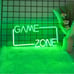 Game Zone Gaming Neon Sign, Boys Gaming Room Decor Light Signs, LED Bright Green