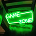 Game Zone Gaming Neon Sign, Boys Gaming Room Decor Light Signs, LED Bright Green