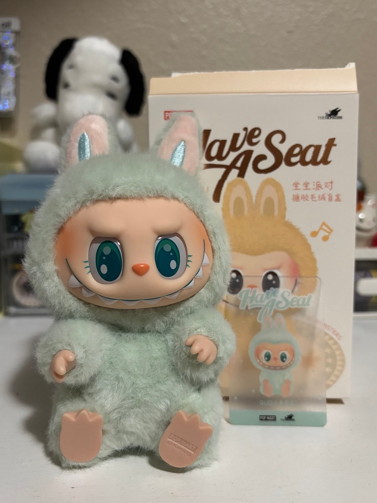 Have A Seat Labubu Ququ Keychain