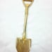 Rare Vintage Standard Oil Building Groundbreaking Gold Tone Shovel Bottle Opener