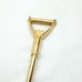 Rare Vintage Standard Oil Building Groundbreaking Gold Tone Shovel Bottle Opener