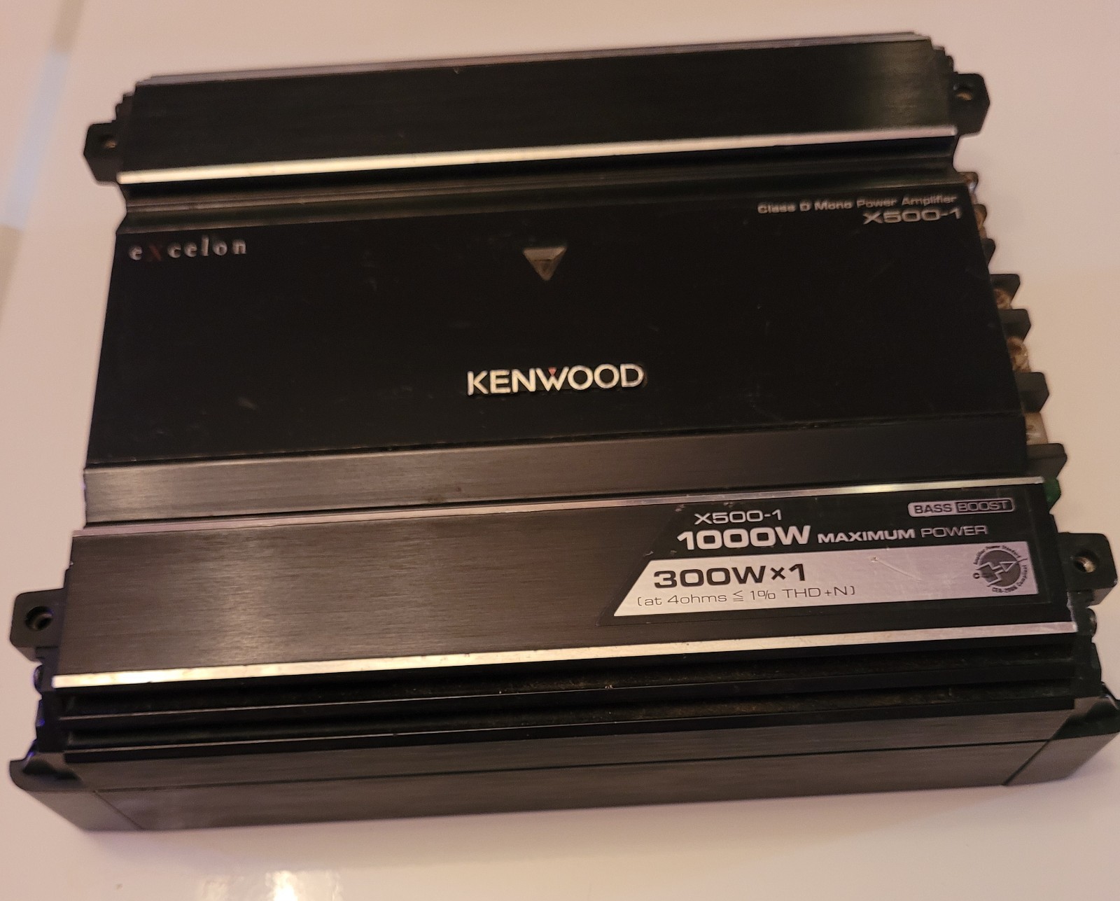 Kenwood Excelon X500-1 1000W Amplifier