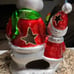 Mark Roberts Glazed Snowmen Candle Holder Figurine