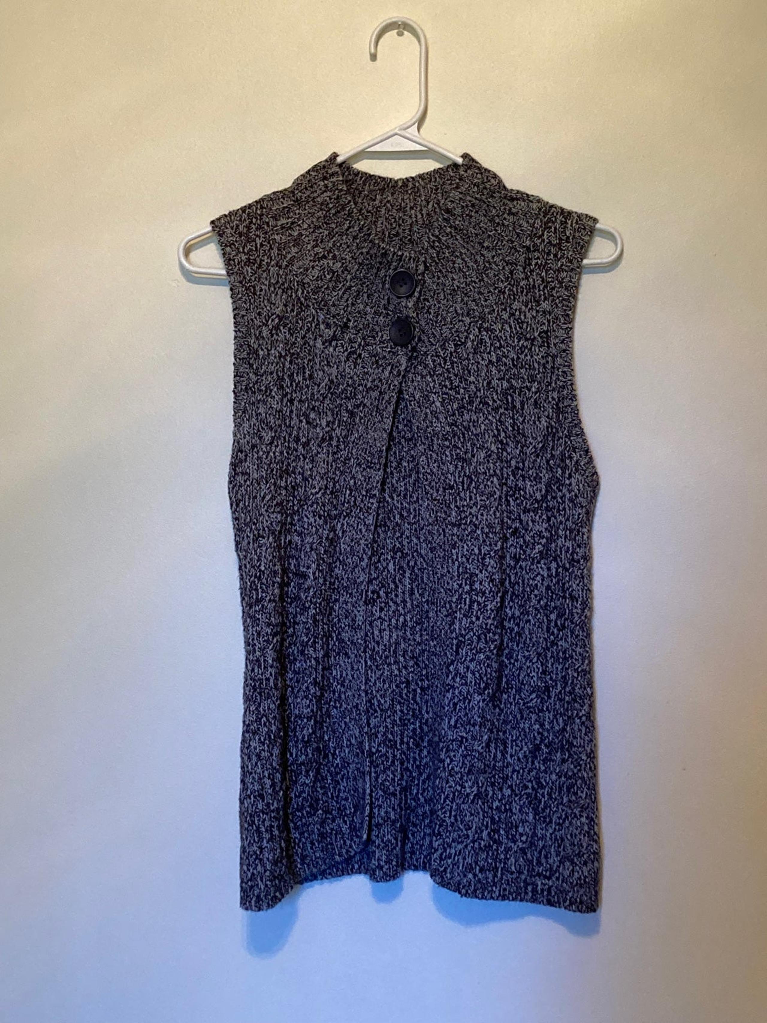 Kim Rogers button up vest sweater Sz Small