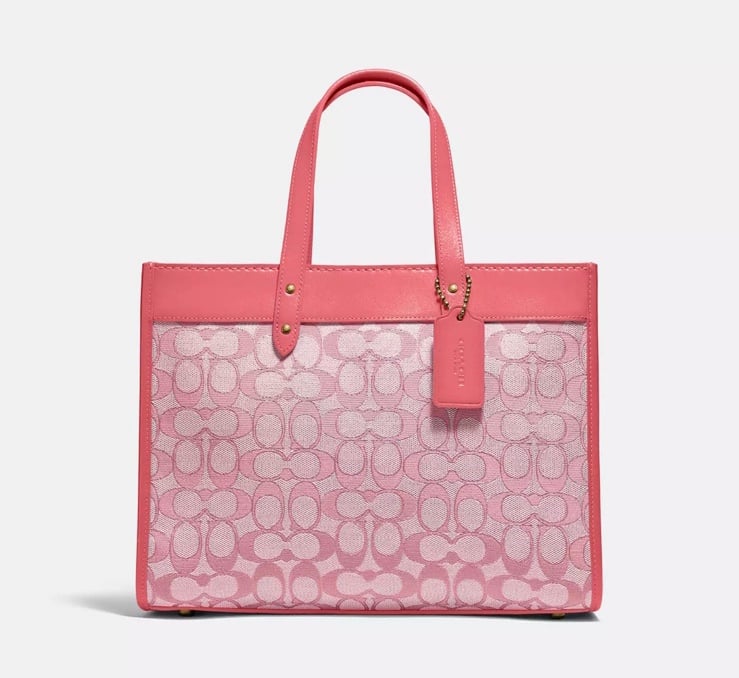 Coach Restored Field Tote 30 In Signature Jacquard NWT