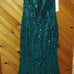 NWT Forest Green PromGirl Dress With Sequin Pattern