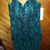 NWT Forest Green PromGirl Dress With Sequin Pattern