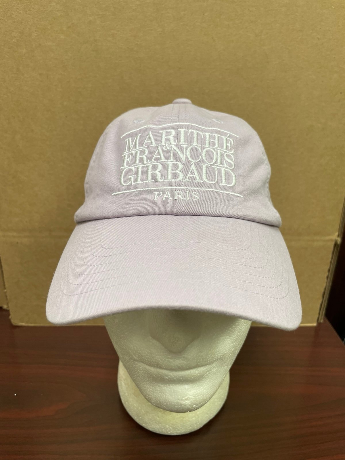 Marithe Francois Girbaud Embroidered Logo Light Purple Hat Cap Strapback