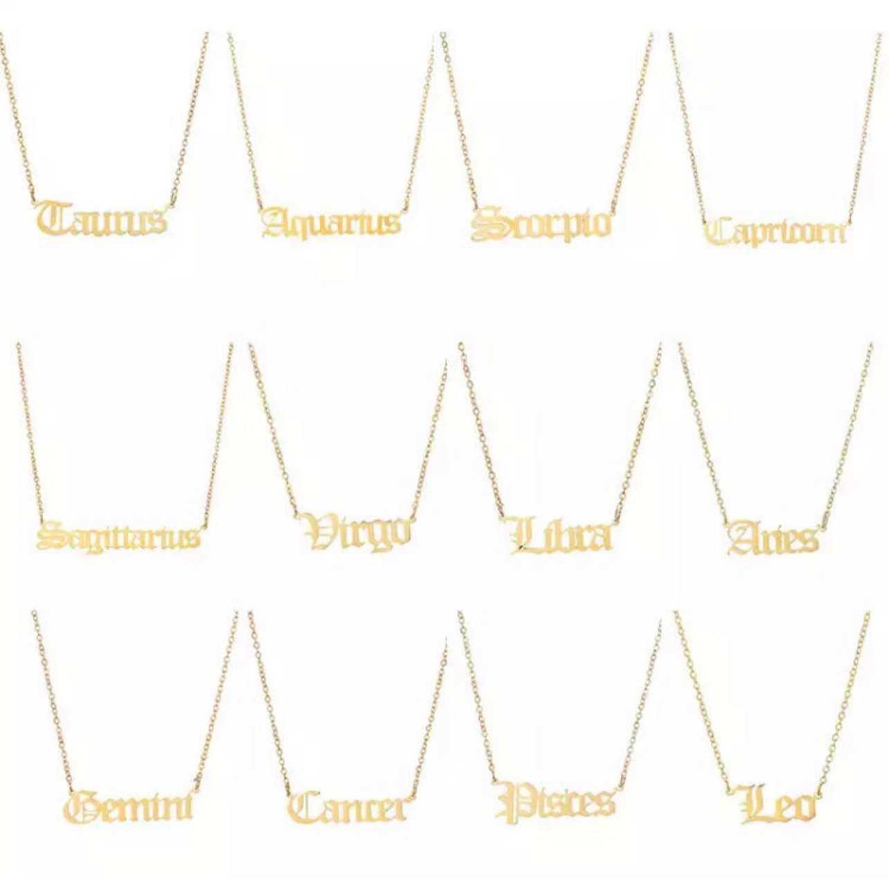 Wholesale Zodiac Necklaces (100+ Pcs!)