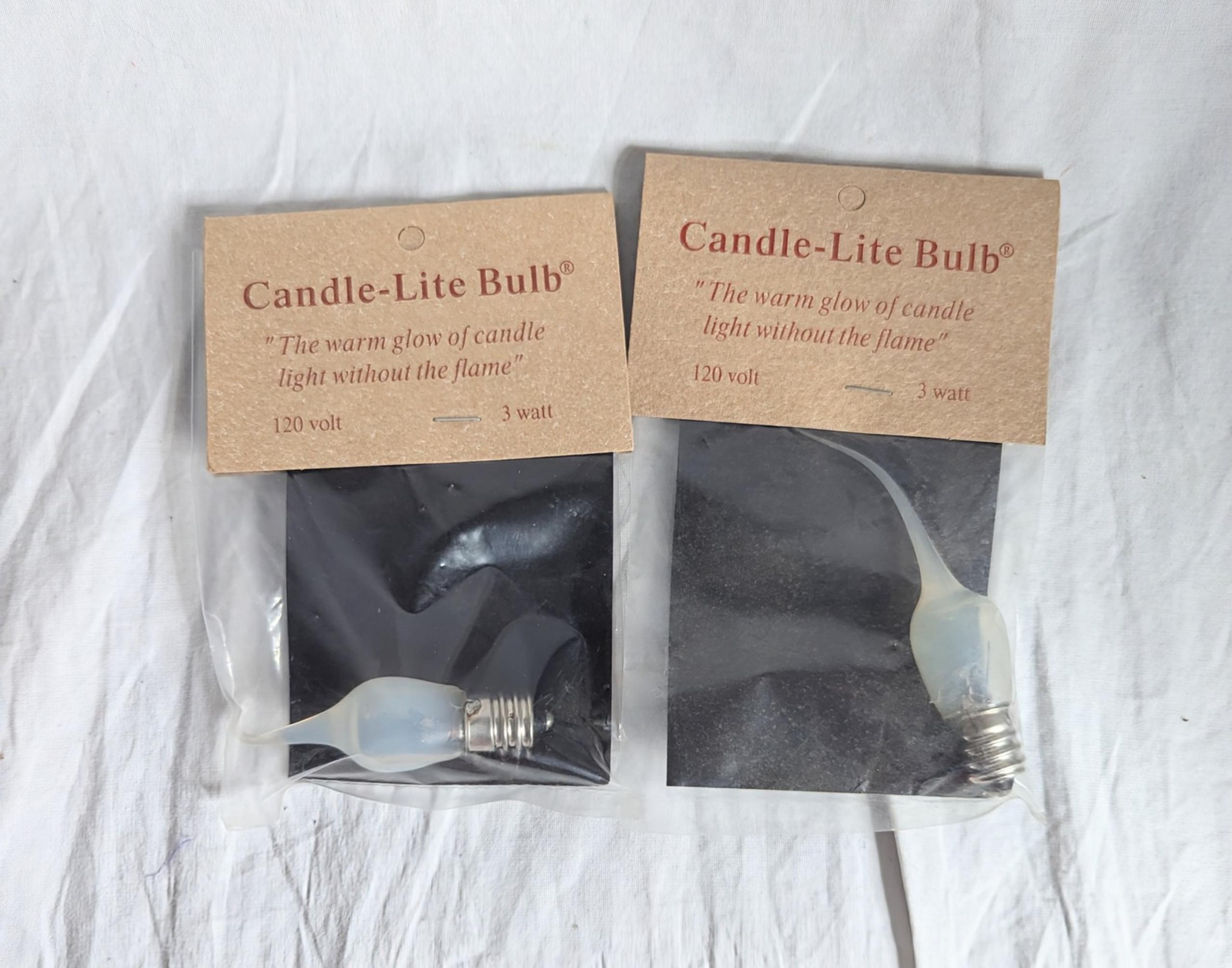 2 Candle lite bulbs