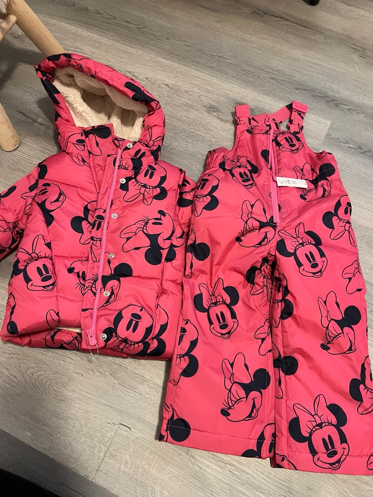 Minnie Mouse snow suit and jacket