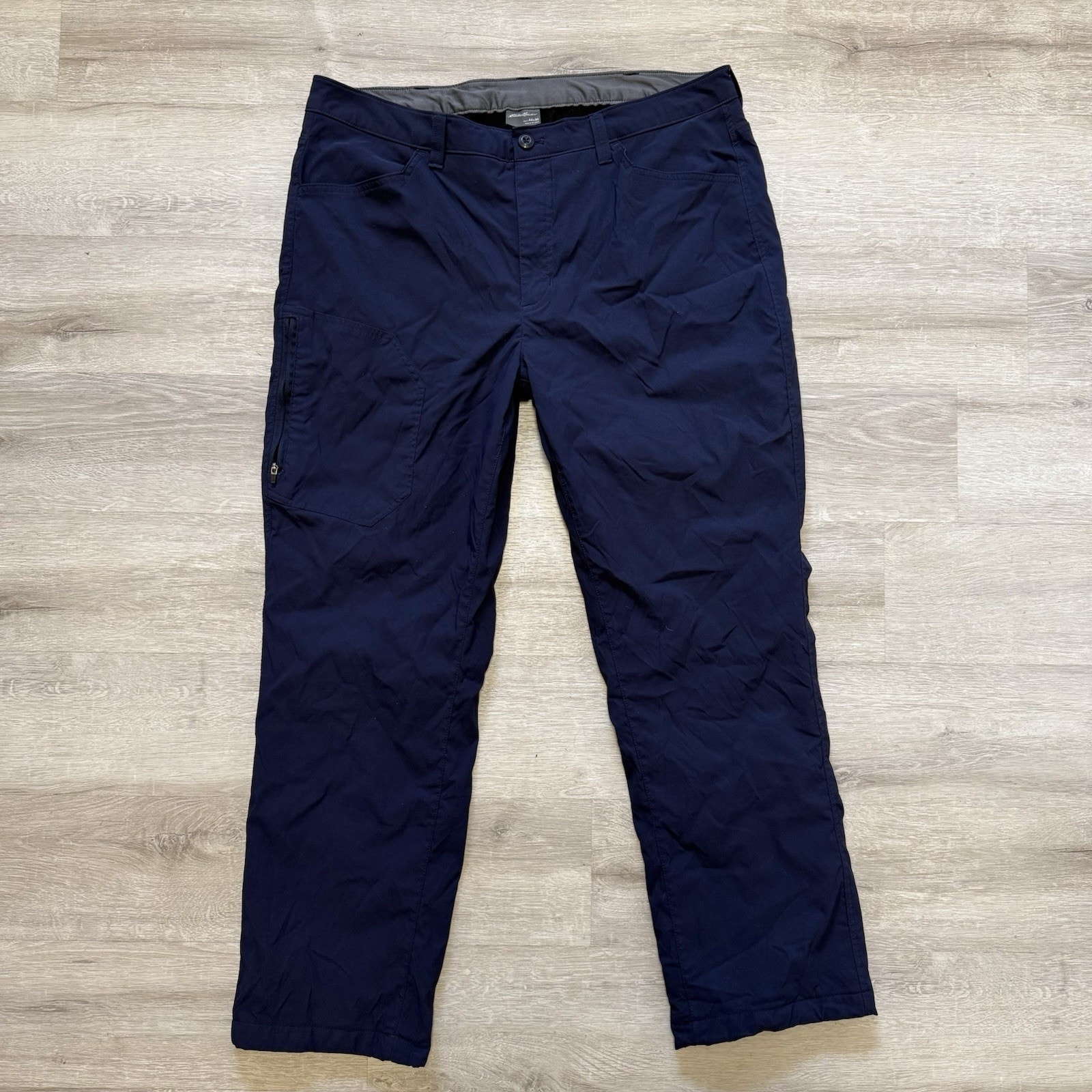 The North Face Men's Sprag 5 Pocket Fleece Lined Pants Sz 40 X 30 Blue