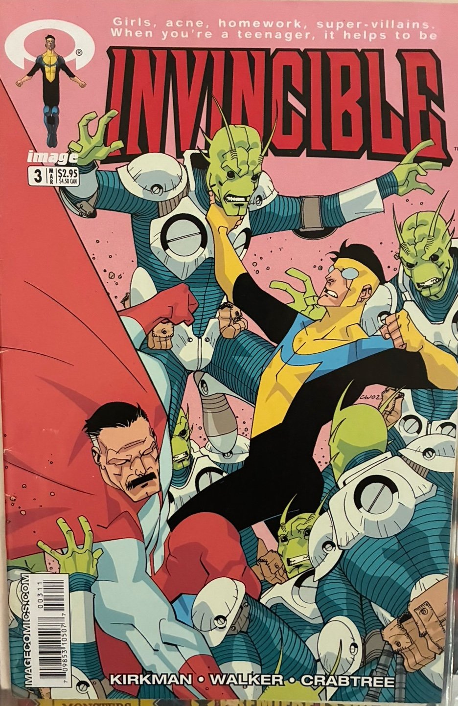 Invincible #3 1st print Robert Kirkman 1st appearance of the Flaxens