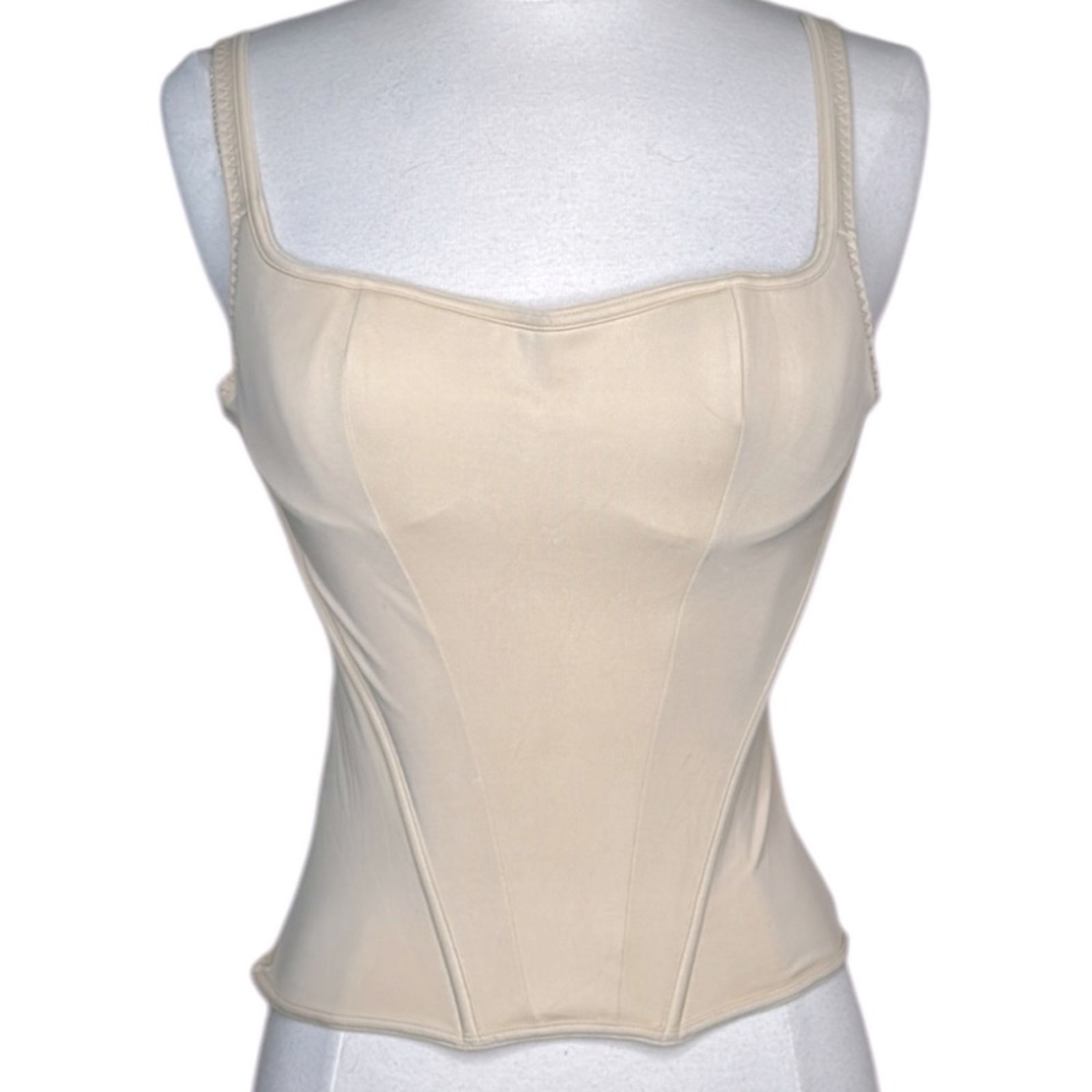 VTG Y2K Victoria’s Secret Pink Label Corset Nude Sz Med DEADSTOCK Coquette 90’s