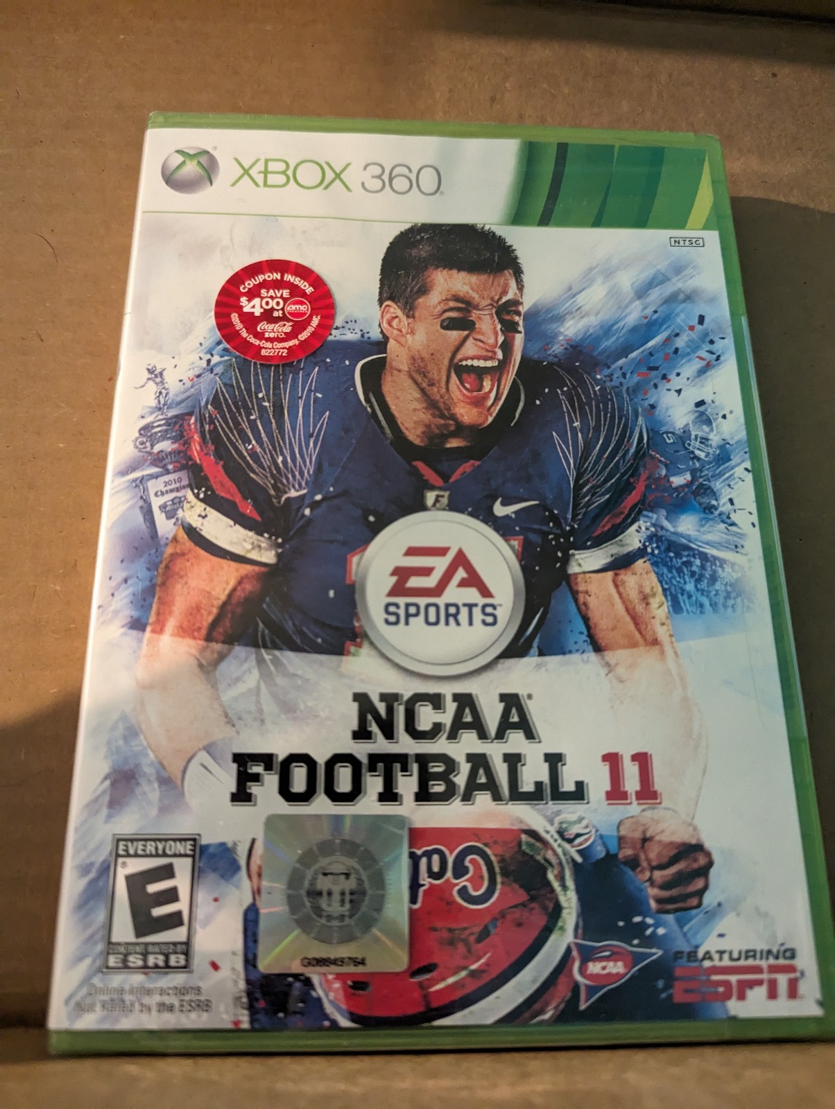 NCAA football 2011 Xbox 360 sealed