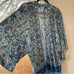 Soma COOL NIGHTS Kimono Pajama Wrap Folklore Bdr Royal