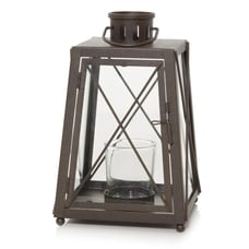 Set of 2 Yankee Candle Iron & Glass Hanging Lantern votive candle holders
