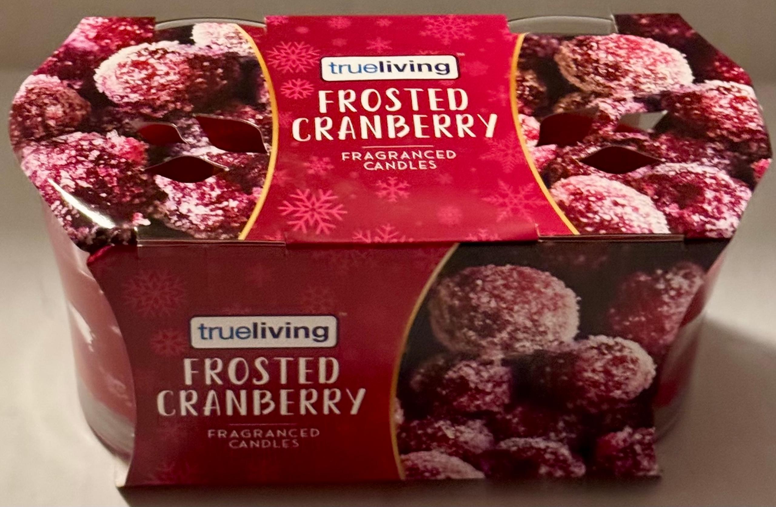 Frosted Cranberry 2 pack jar candles