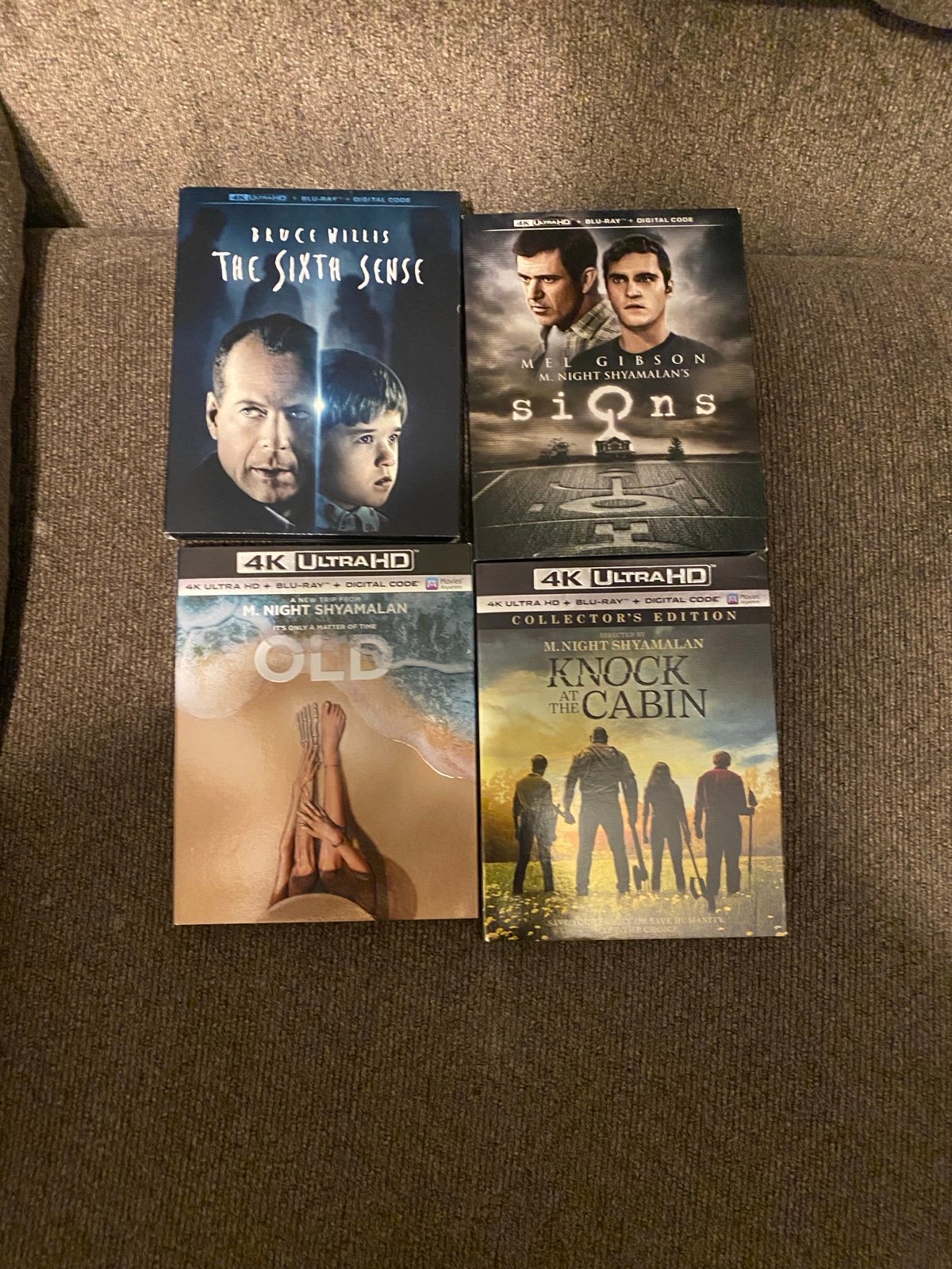M. Night Shyamalan 4k Movie Lot