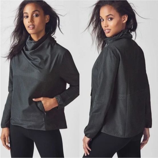 Fabletics Liora Pullover Jacket Grey