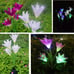 Solar Powered Flower Lights with 16 Lily