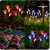 Solar Powered Flower Lights with 16 Lily