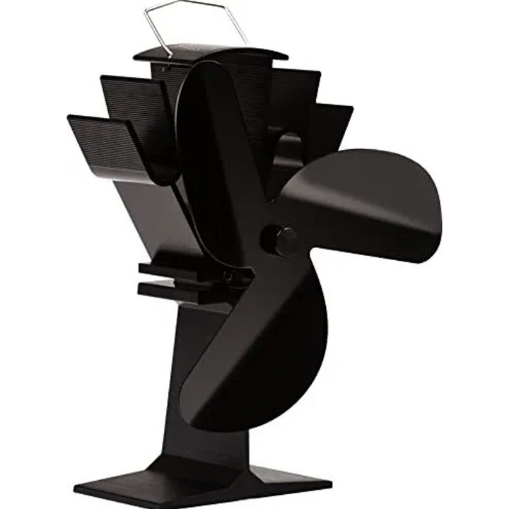 Tomersun 3 Blades Heat Powered Stove Fan for Wood/Log Burner/Fireplace