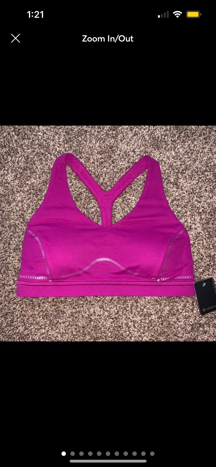 NWT Lululemon Arise Bra c/d