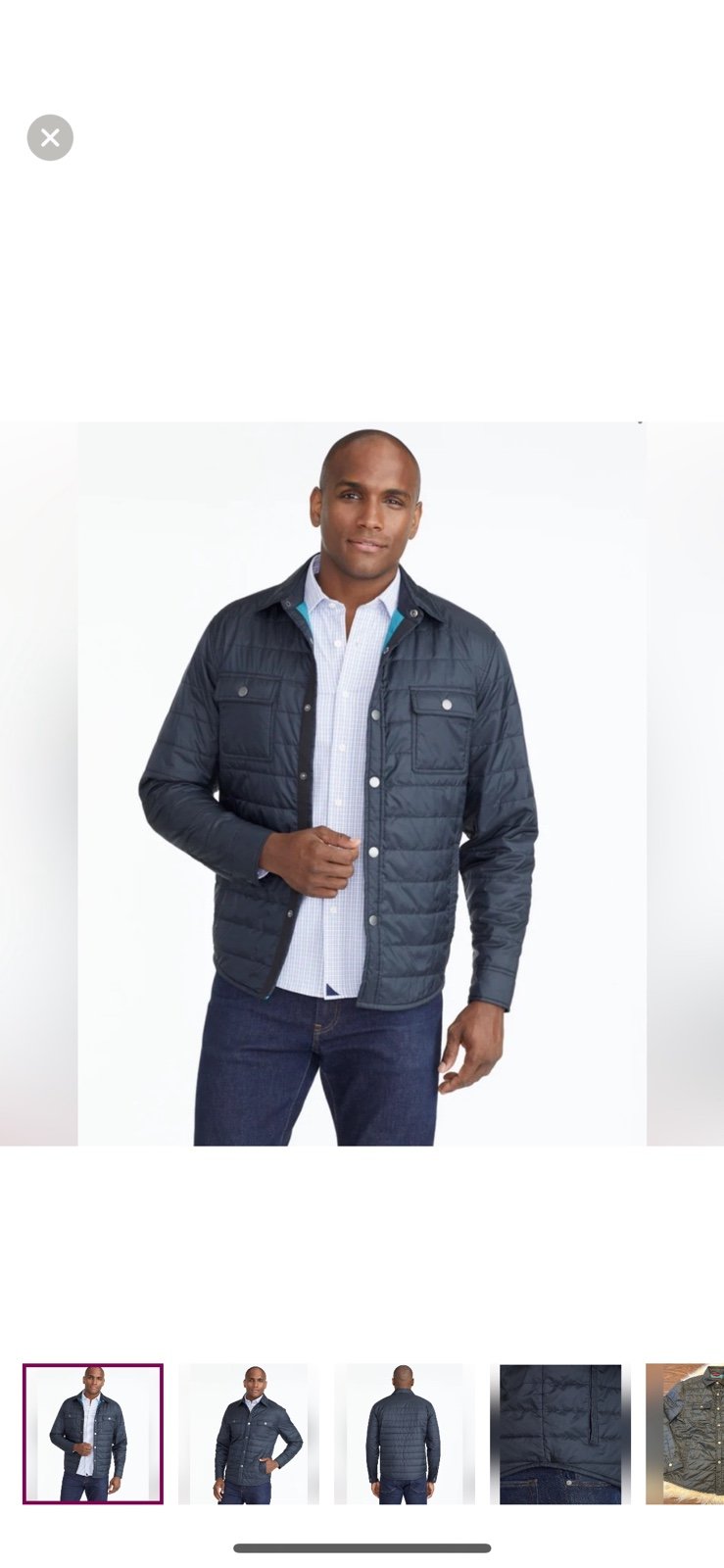 UNTUCKIT ‘Hazelton’ Insulated Shirt Jacket