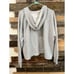 Aerie Gray Lace Up Hoodie Sweatshirt relax fit Size XL