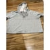 Aerie Gray Lace Up Hoodie Sweatshirt relax fit Size XL
