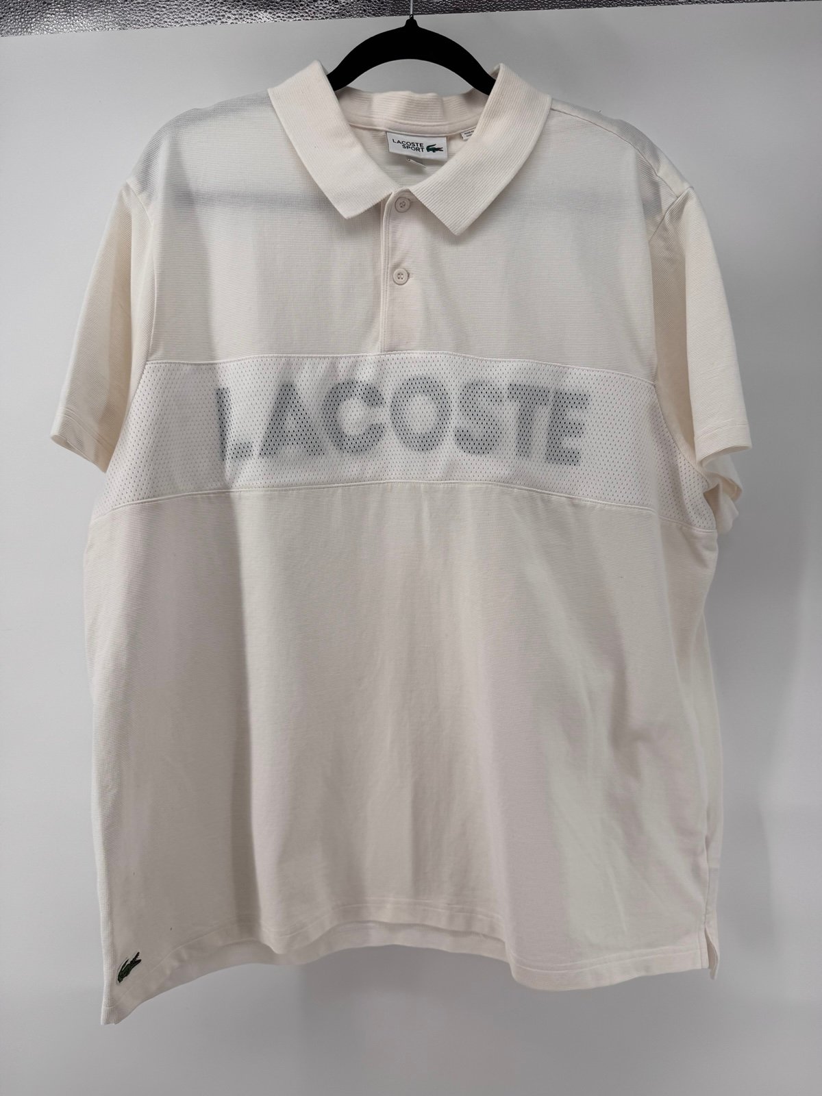 Lacoste Men's Sport Short Sleeve Super Light Mesh Logo Polo