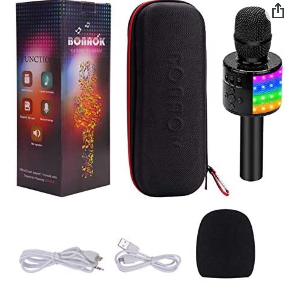 Bonaok microphone. The ultimate. Karaoke.