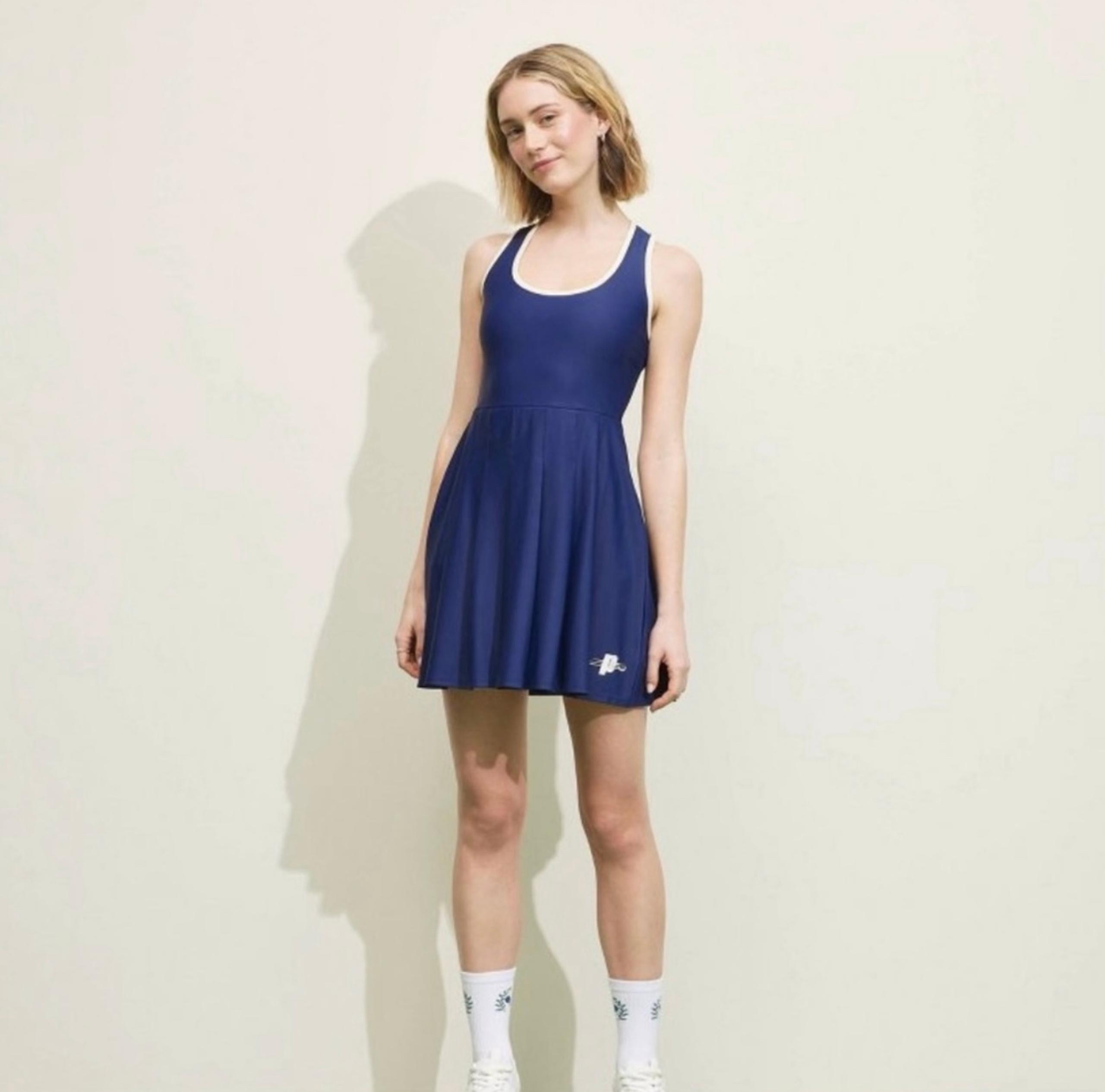 Prince Pickleball Women's Cross-Back Pleated Dress - Navy Blue S by TARGET