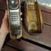 Vintage telemania wooden duck landline telephone
