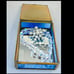 Whimsical Winter Enesco Jewelry Box Gift Set Aurora Borealis Necklace + Brooch