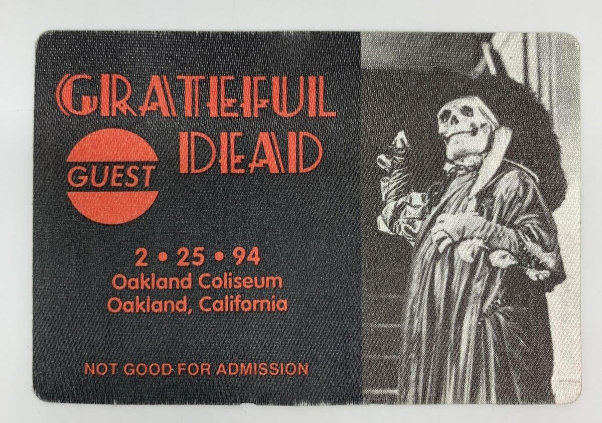 GRATEFUL DEAD BACKSTAGE PASS PHANTOM OF THE OPERA LON CHANEY 2/25/1994 OAKLAND