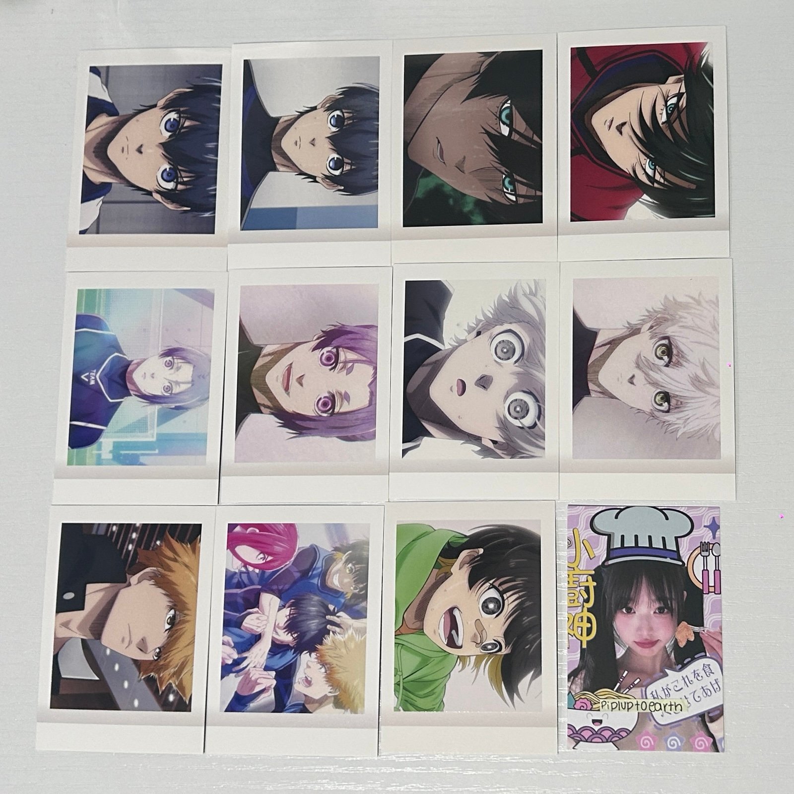Blue Lock Polaroid Card Set