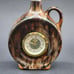 Brush McCoy 1924 Vintage Art Pottery Brown Onyx Blended Jug Time Clock Working