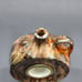 Brush McCoy 1924 Vintage Art Pottery Brown Onyx Blended Jug Time Clock Working