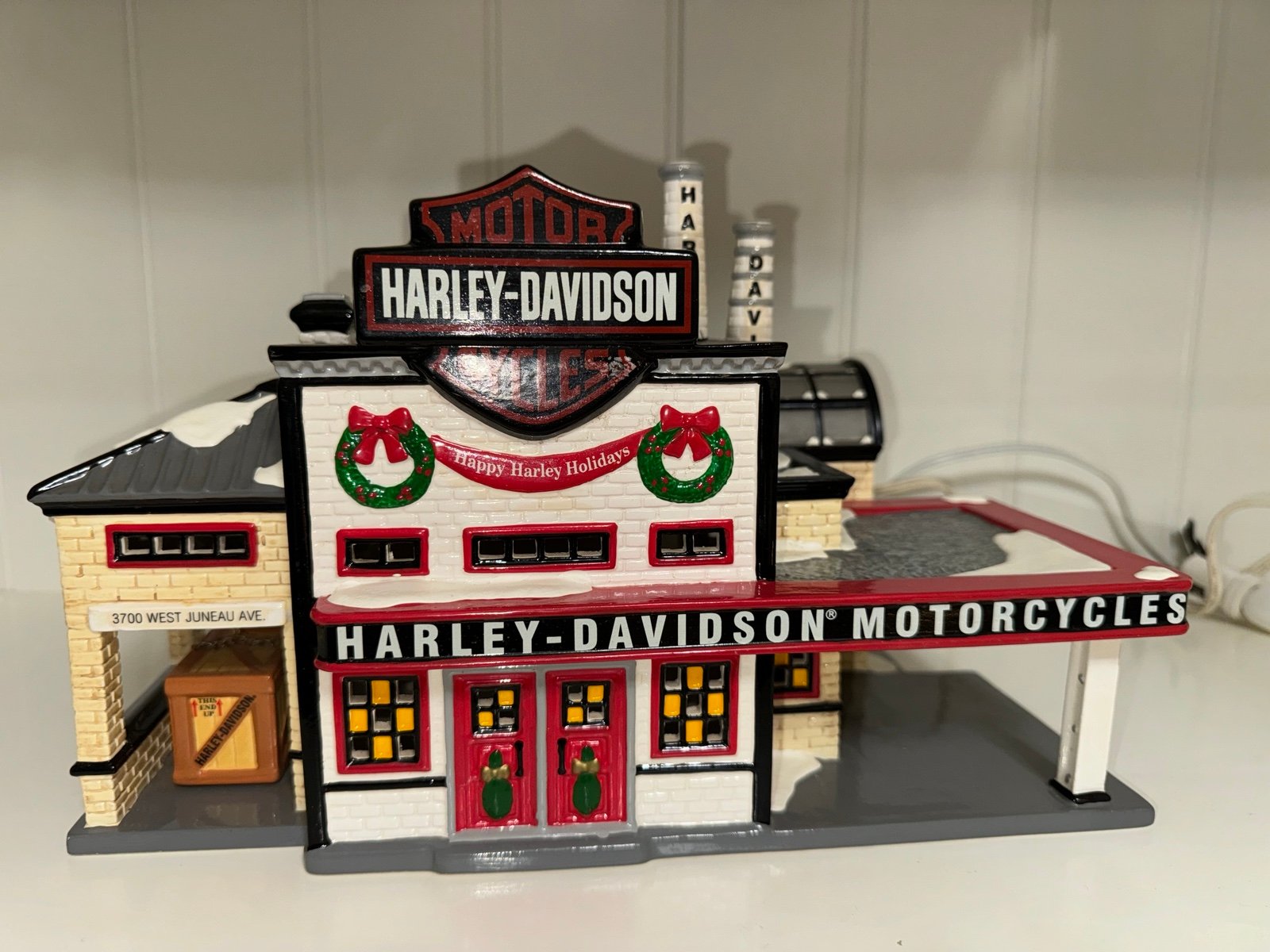 Dept 56 Snow Village - Harley Davidson Manufacturing
