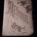Antique celluloid Victorian 1800s photo album.