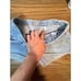 Rare Vintage embroidered size 1 jean shorts | wet seal
