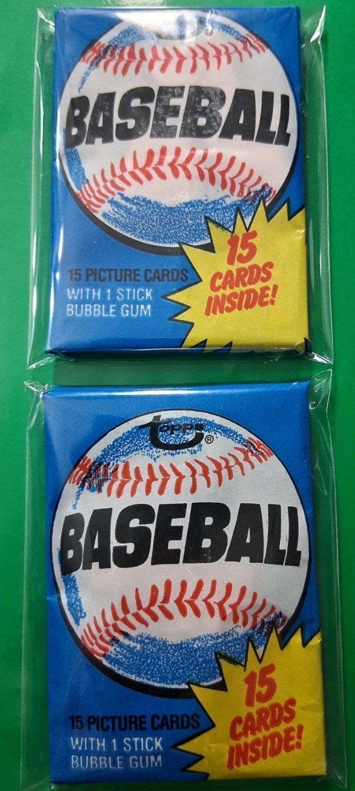 Rickey Henderson RC (2) UNOPENED 1980 TOPPS Packs