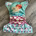 Itsy Stitches OS Mermaid pocket style cloth diaper lot
