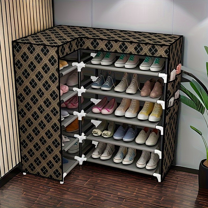 1pc Simple Shoe Storage Rack, Household Multi-Layer Shoe Rack, Bedroom Floor SS