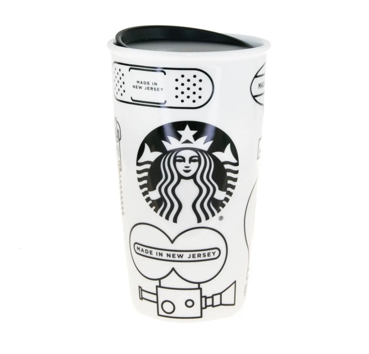 Starbucks New Jersey Made In NJ Ceramic Local Traveler Coffee Cup 12oz NO LID