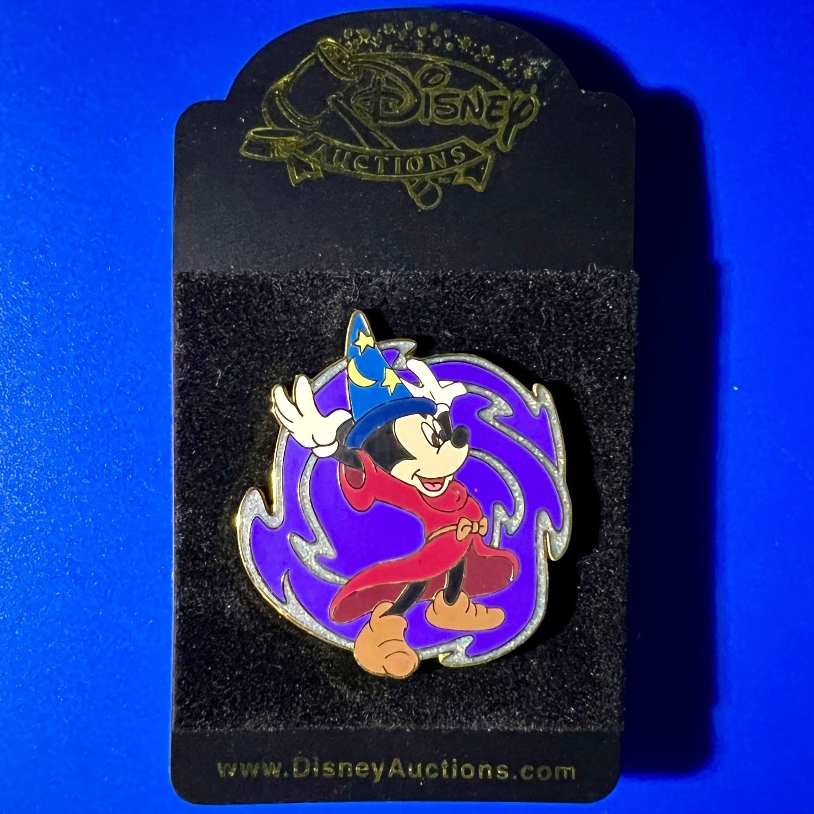 LE Mickey Fantasia Sorcerer’s Apprentice Magic Conductor Disney Auctions Pin